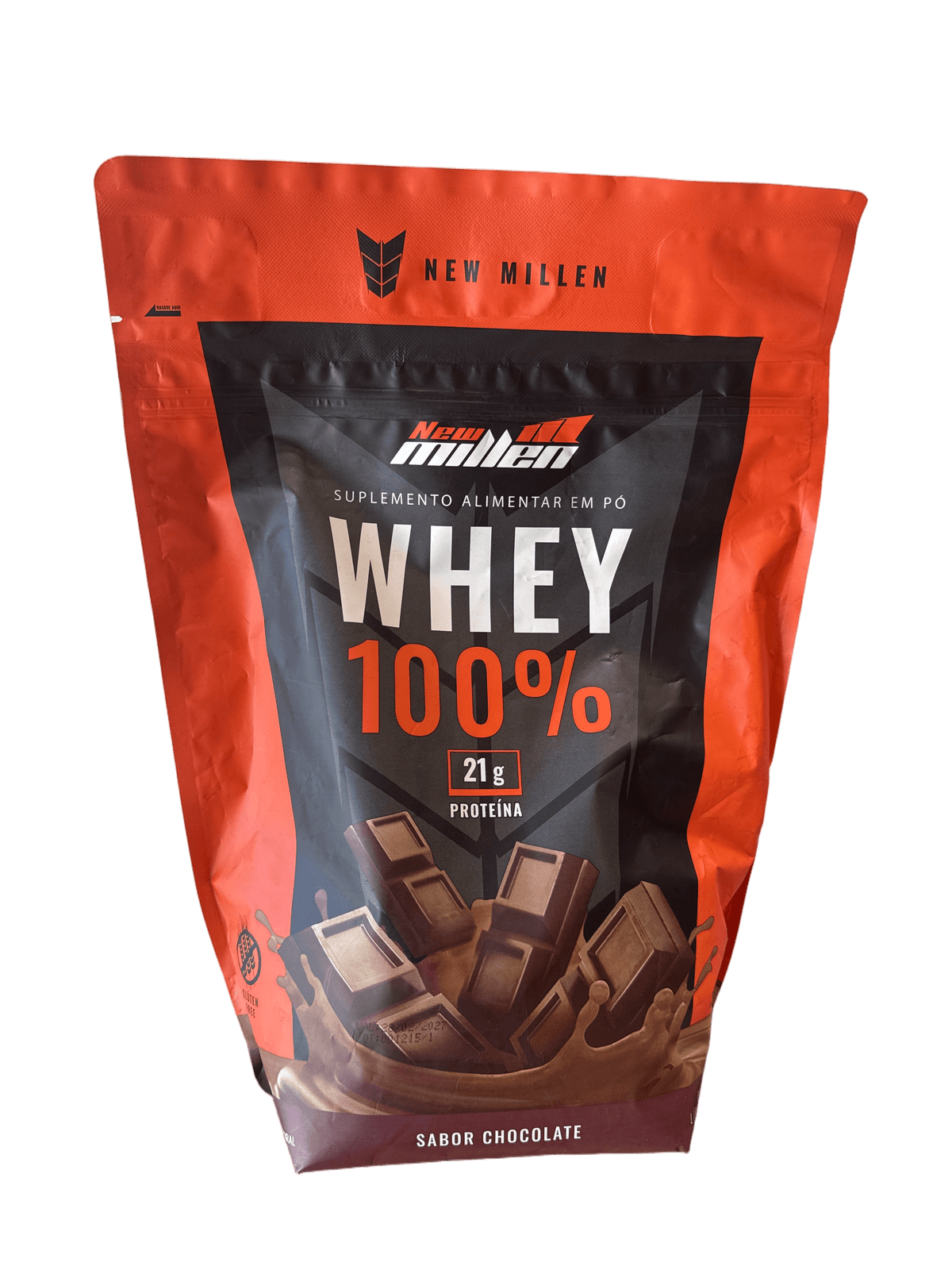 WHEY 100% CHOCOLATE REFIL 900G — NEW MILLEN — NEW MILLEN — vista alternativa