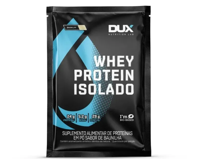 DUX SACHE WHEY PROTEIN ISOLADO BAUNILHA 30G — DUX