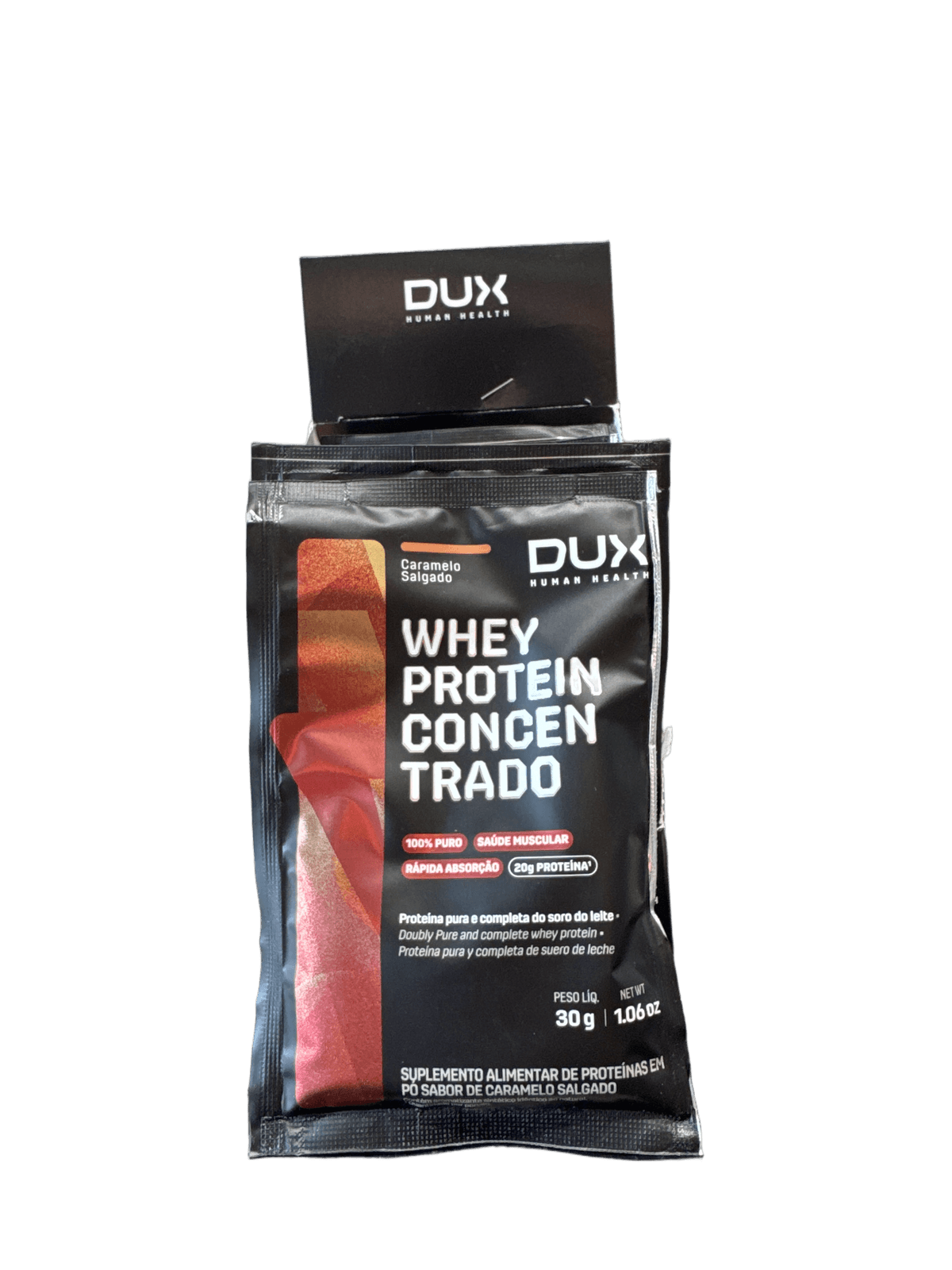 WHEY SACHÊ CONCENTRADO CARAMELO SALGADO 30G — DUX — DUX — vista alternativa