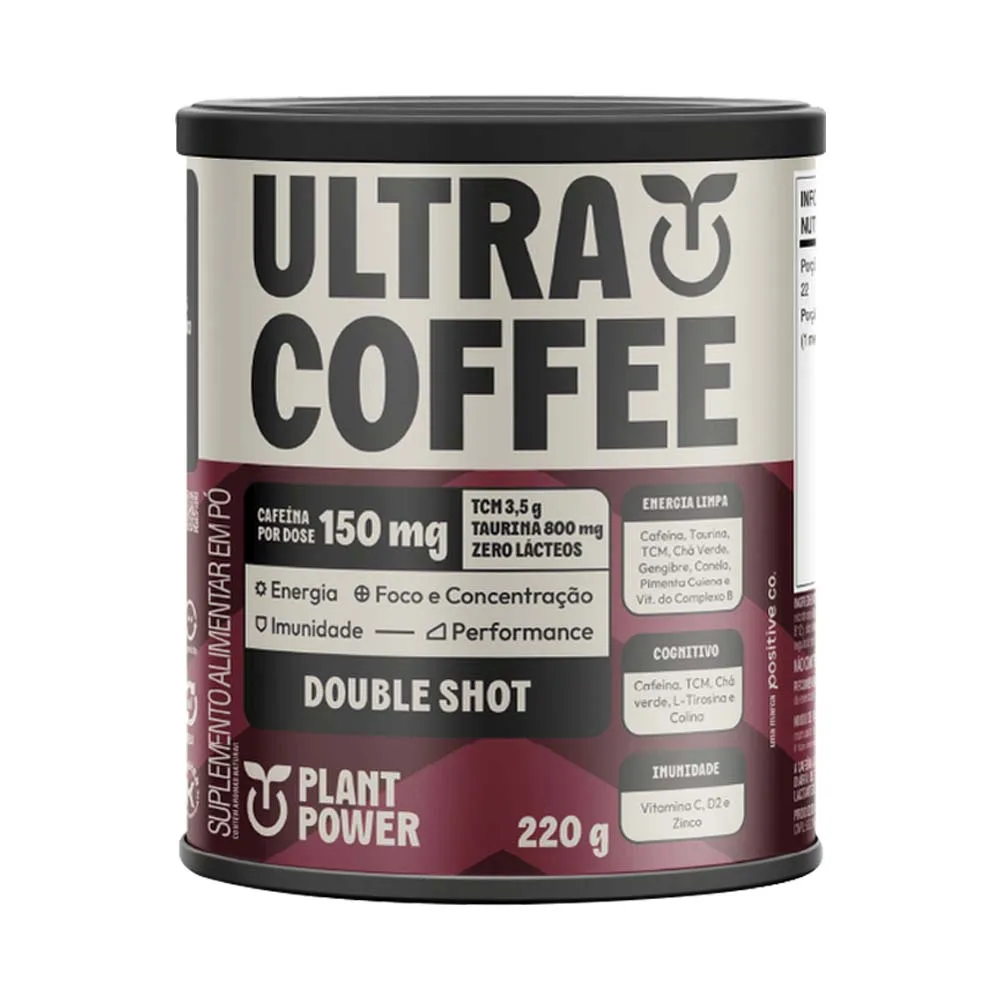 PLANT POWER ULTRACOFFEE DOUBLE SHOT 220G