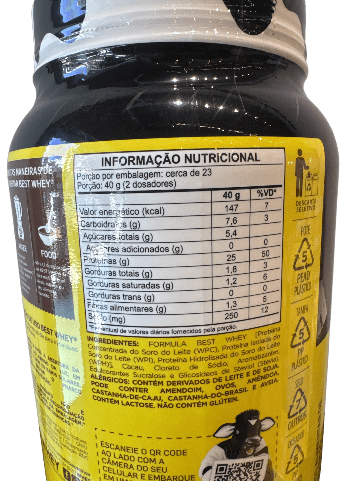 BEST WHEY ATLHETICA TODDY 900G — ATLHETICA NUTRITION