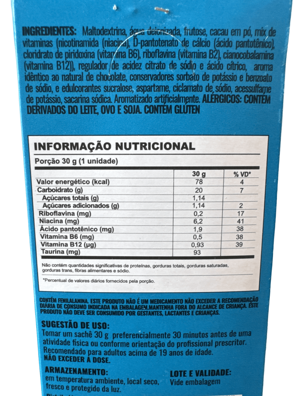 SHARK UP FREE CHOCOLATE 30G — SHARK PRO