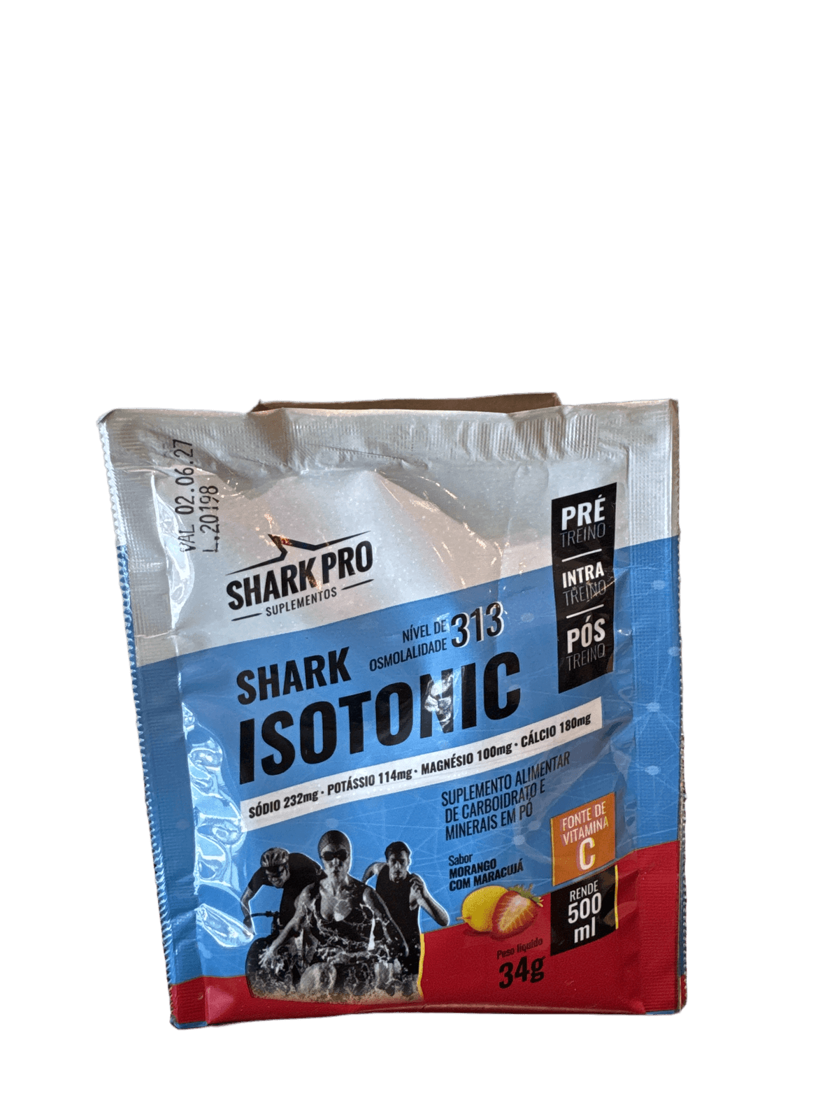 ISOTÔNICO MORANGO COM MARACUJÁ 34G — SHARK PRO — SHARK PRO — vista alternativa