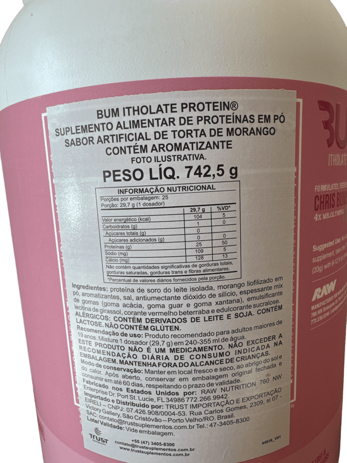 ITHOLATE PROTEIN STRAWBERRY BUMCAKE 990G — CBUM — CBUM