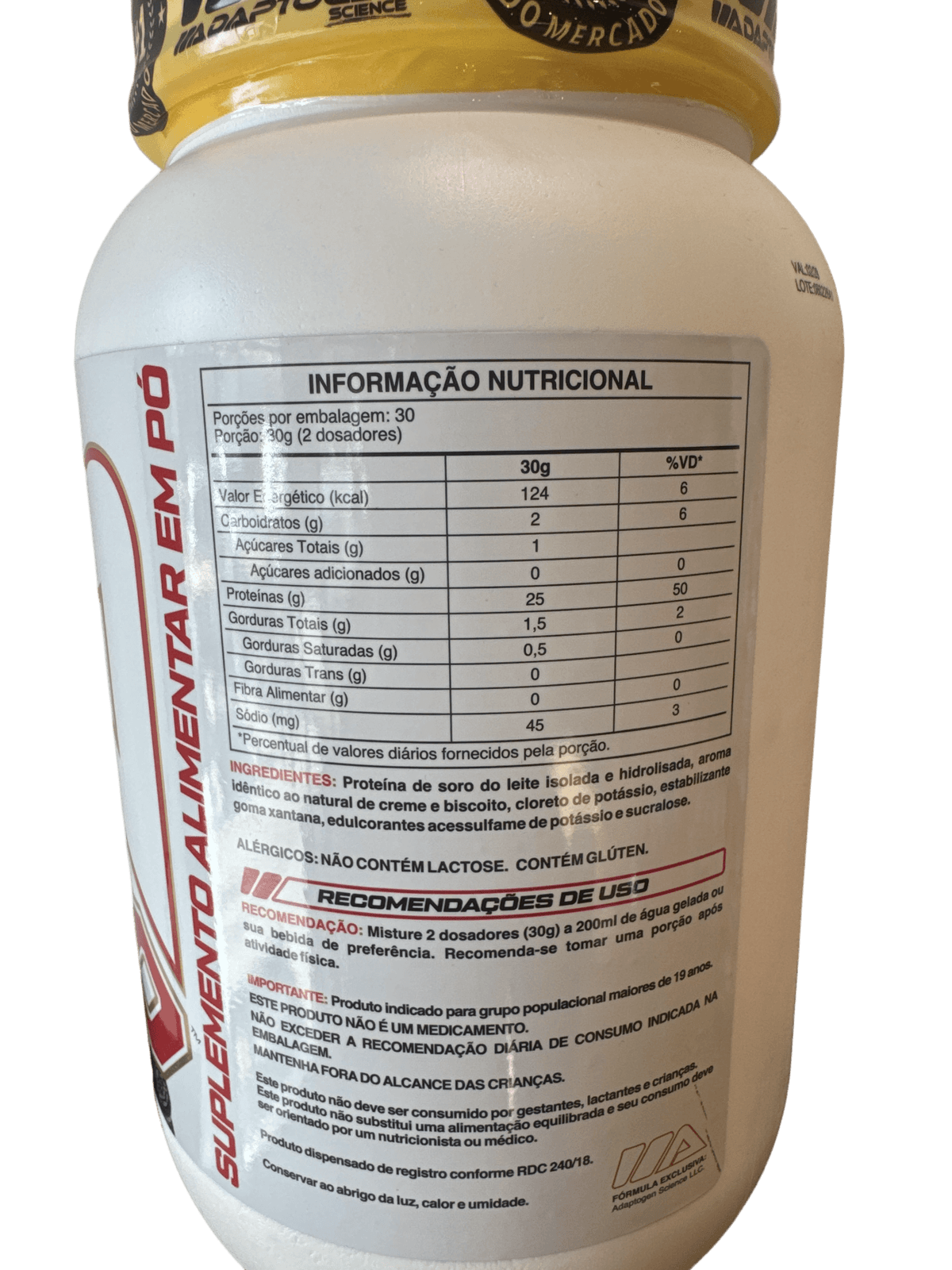 TASTY ISO COOKIES AND CREAM 912G — ADAPTOGEN — ADAPTOGEN