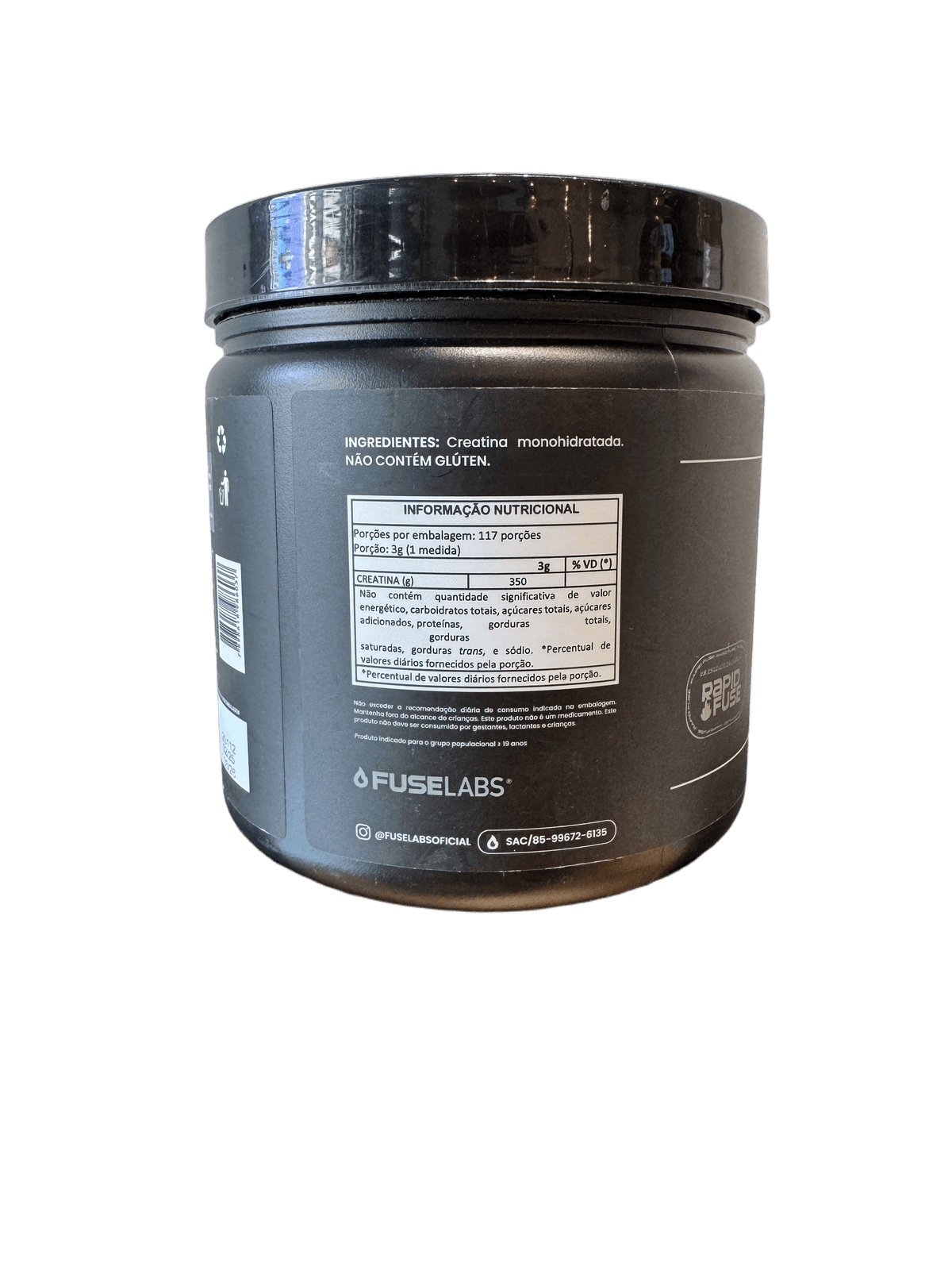 CREATINA MONOHIDRATADA 350G — FUSELABS