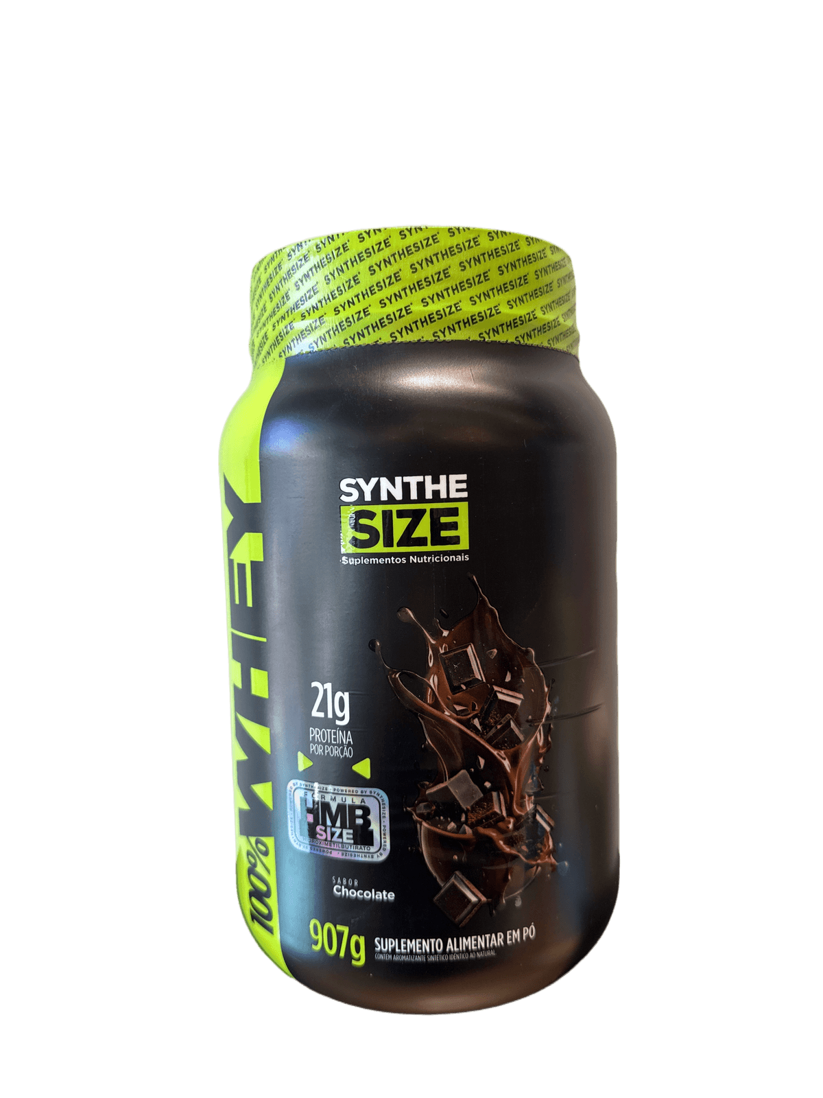 100% WHEY CONCENTRATED CHOCOLATE 907G — SYNTHE SIZE — SYNTHE SIZE — vista alternativa