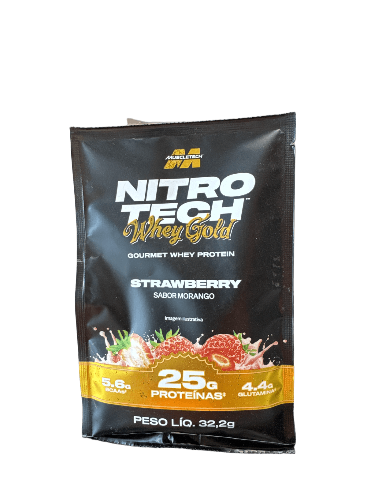 NITRO TECH WHEY GOLD SACHE MORANGO 31,4G — MUSCLETECH — vista alternativa