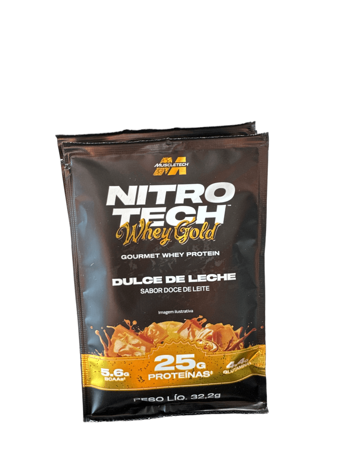 NITRO TECH WHEY GOLD SACHE DOCE LEITE 31,4G — MUSCLETECH — vista alternativa