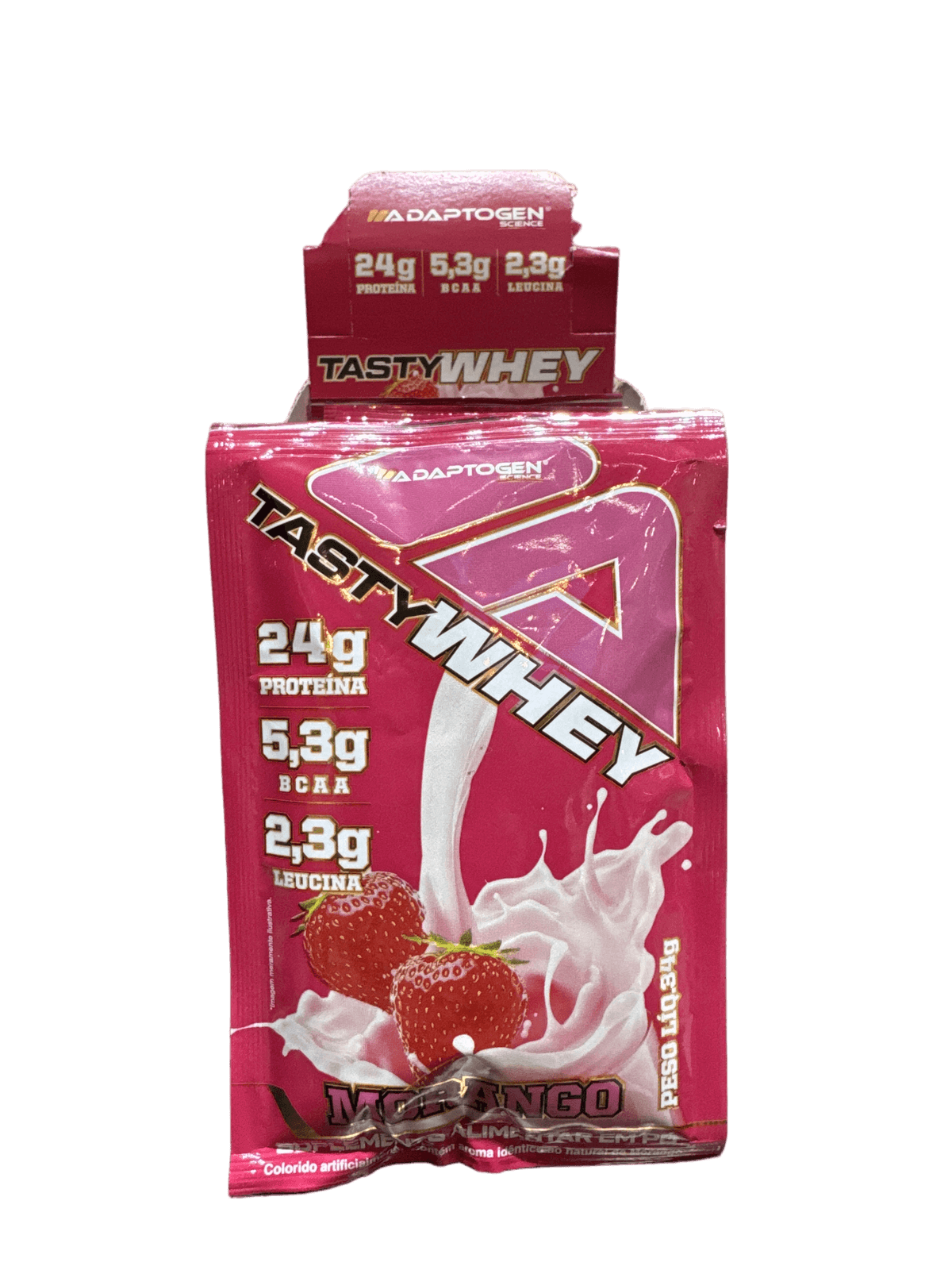 TASTY WHEY STRAWBERRY CREME 34G — ADAPTOGEN — ADAPTOGEN — vista alternativa