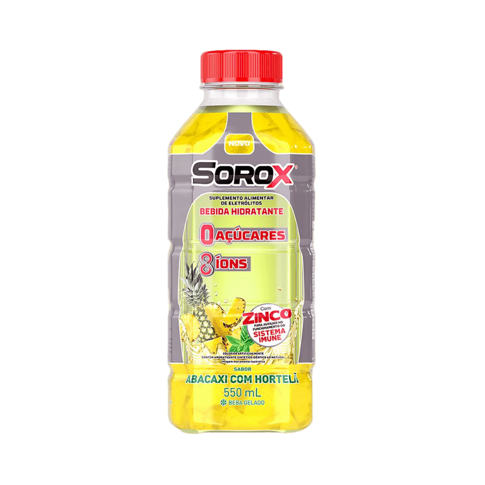SOROX ABACAXI COM HORTELÃ 550ML