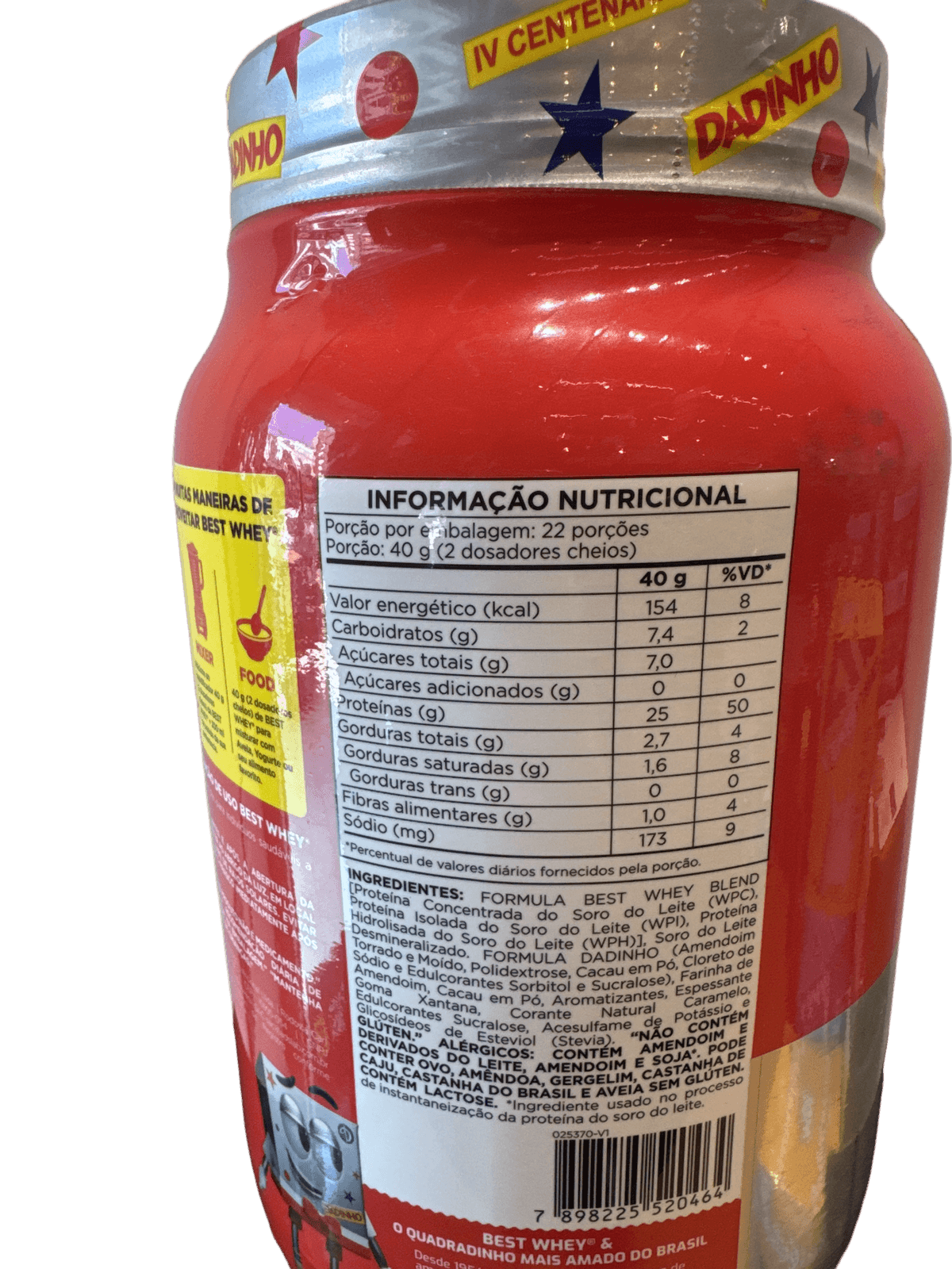 ATLHETICA BEST WHEY 900G DADINHO — ATLHETICA NUTRITION