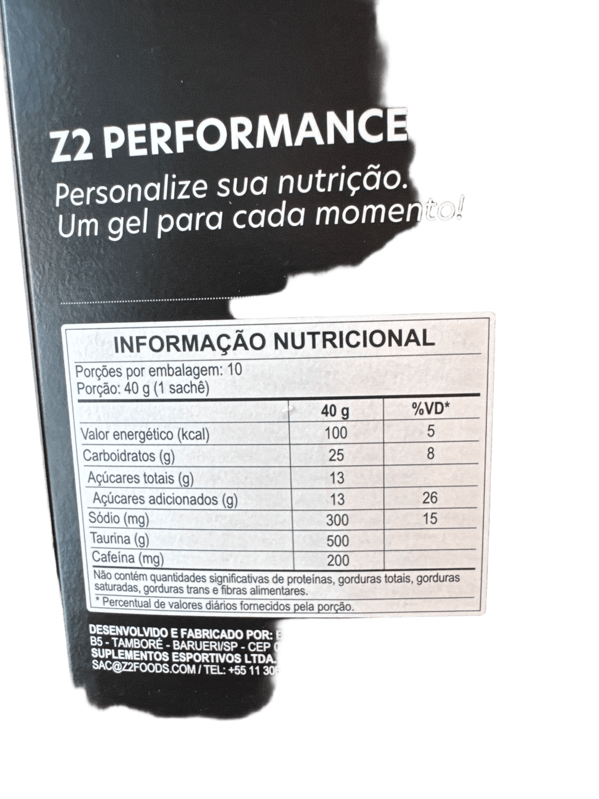 Z2 ENERGY GEL FREEZIN COLA 40G — Z2