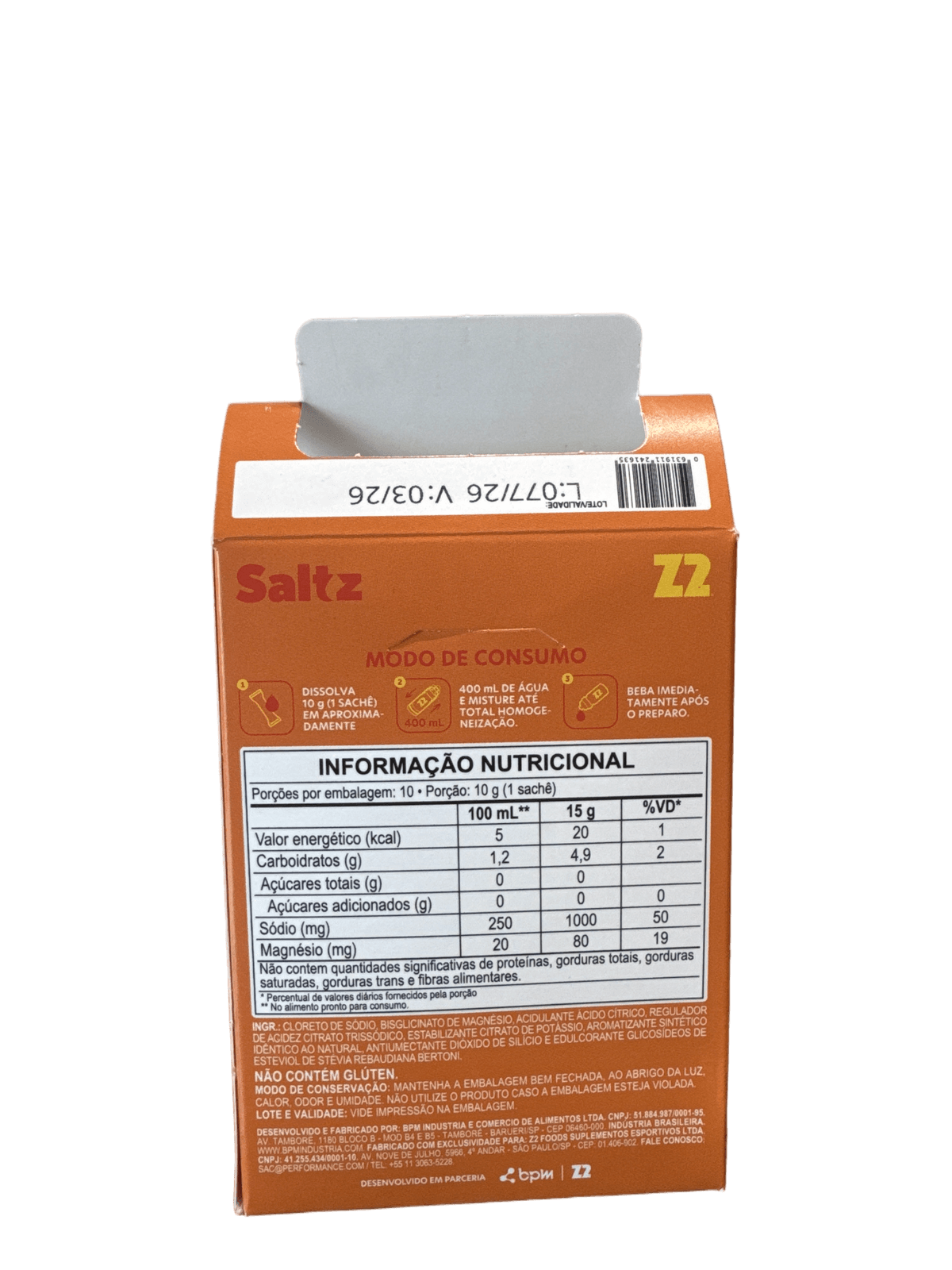 Z2 SALTZ 1000 TANGERINA 10G — Z2