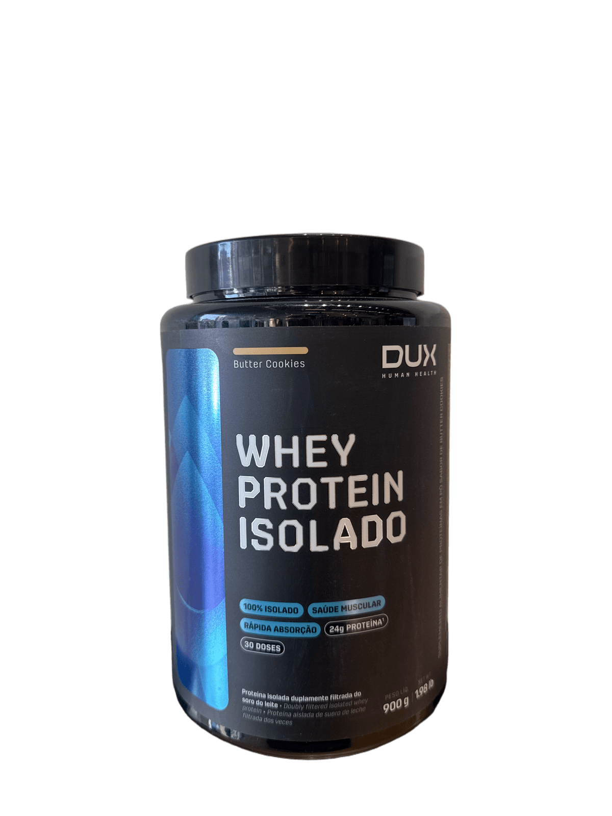 DUX WHEY PROTEIN ISOLADO BUTTER COOKIES 900G — DUX — vista alternativa