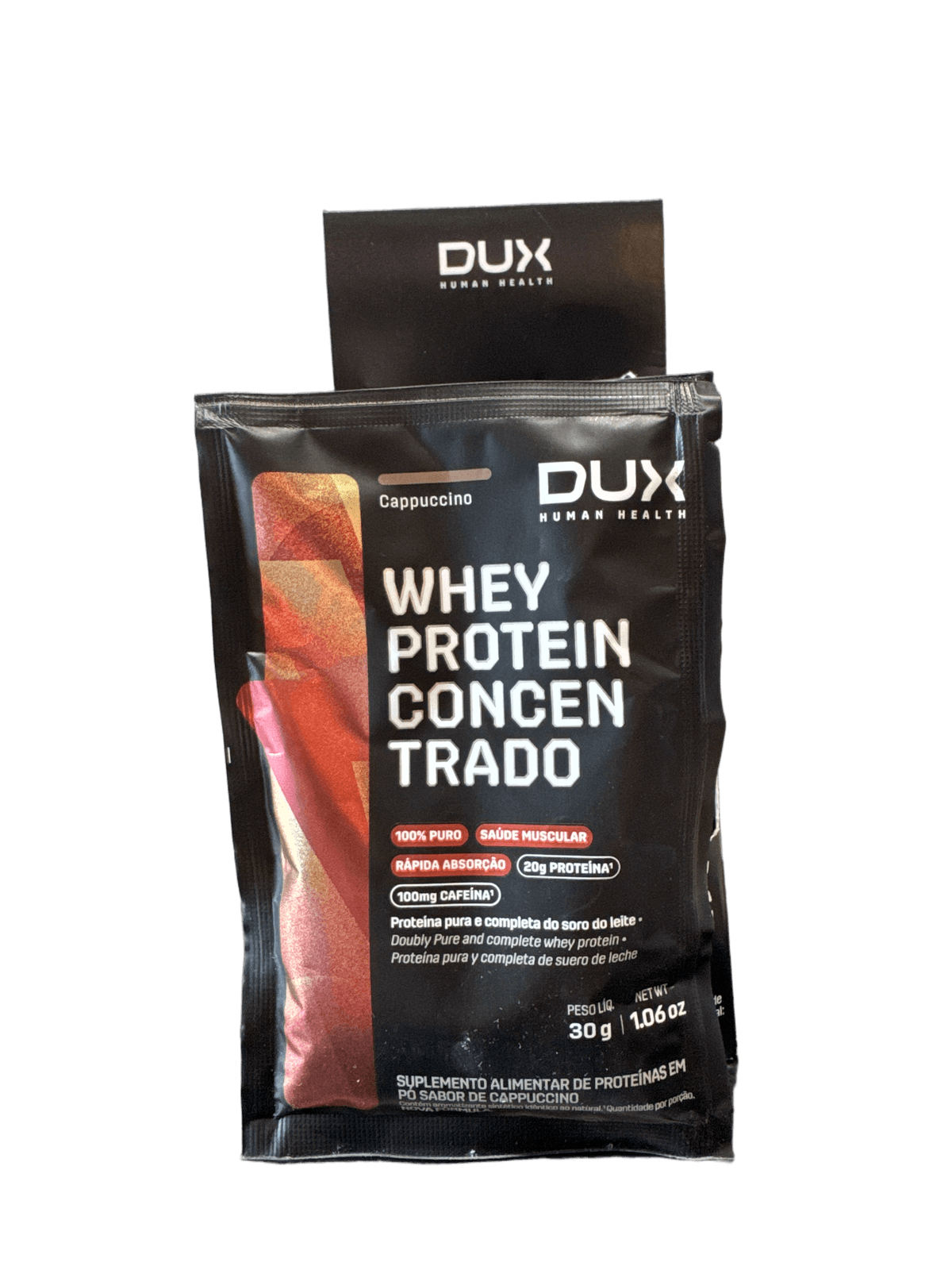 DUX WHEY SACHE CONCENTRADO CAPPUCCINO 30G — DUX — vista alternativa