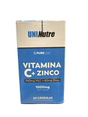 VITAMINA C + ZINCO 60 CÁPSULAS — UNINUTRE