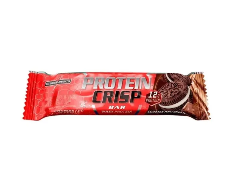 INTEGRAL MEDICA CRISP BAR COOKIES AND CREAM 45G — INTEGRAL MEDICA
