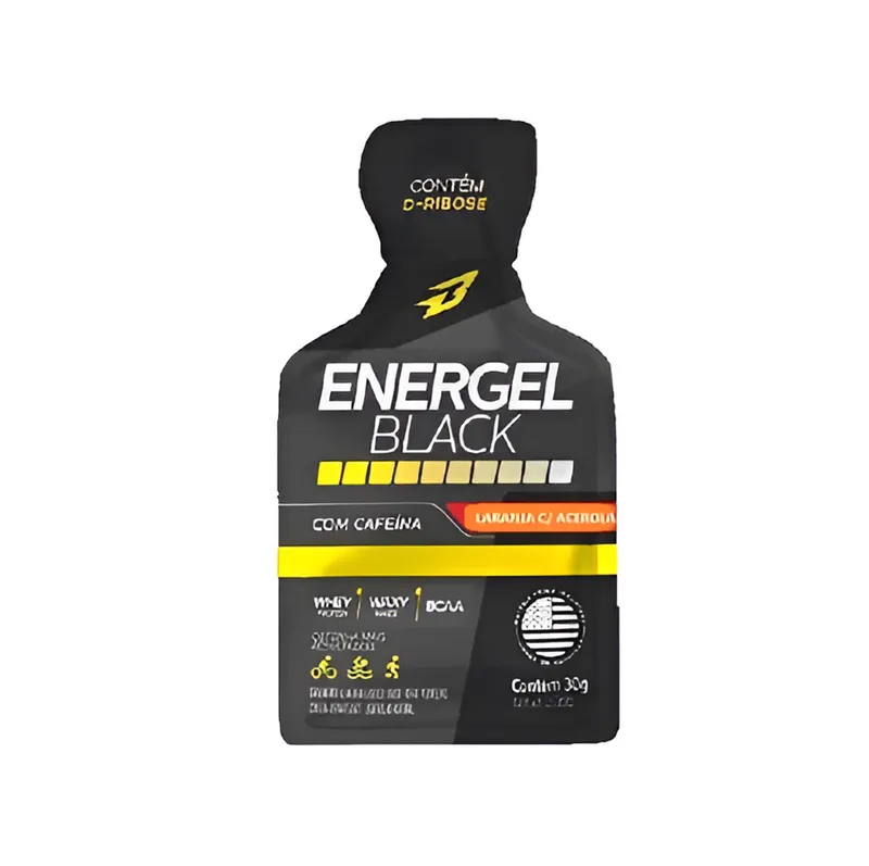BODYACTION ENERGEL BLACK LARANJA 30G