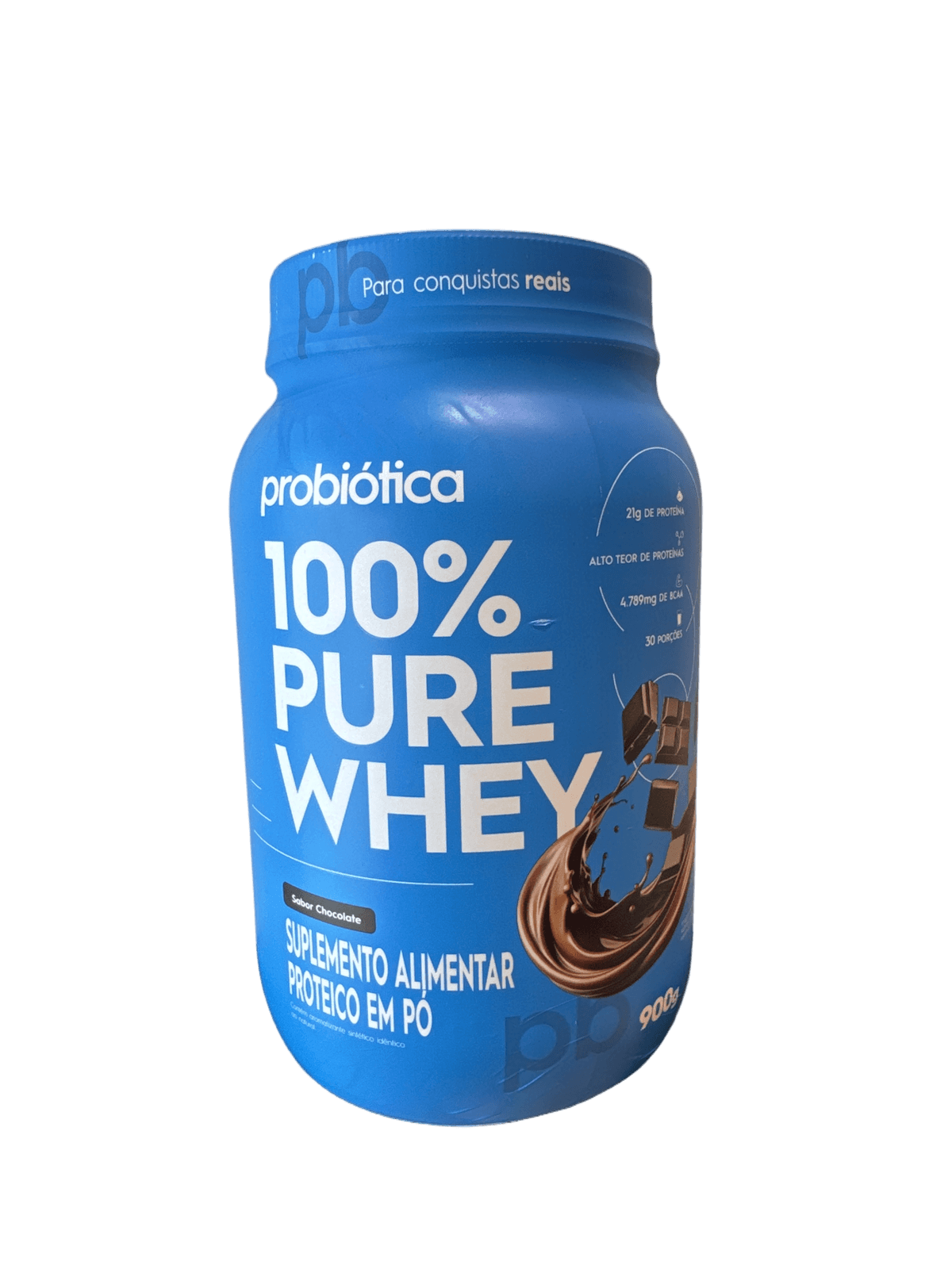 100% PURE WHEY CHOCOLATE 900G — PROBIÓTICA — PROBIÓTICA — vista alternativa