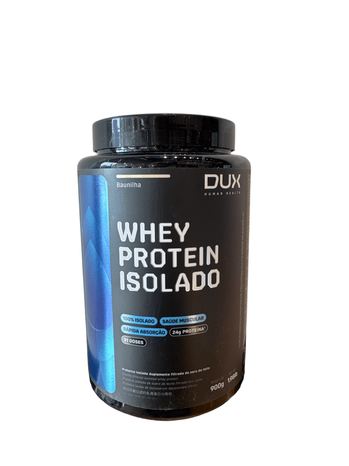 WHEY PROTEIN ISOLADO BAUNILHA 900G — DUX — DUX — vista alternativa