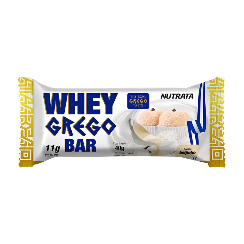 NUTRATA WHEY GREGO BAR BEIJINHO 40G  — NUTRATA