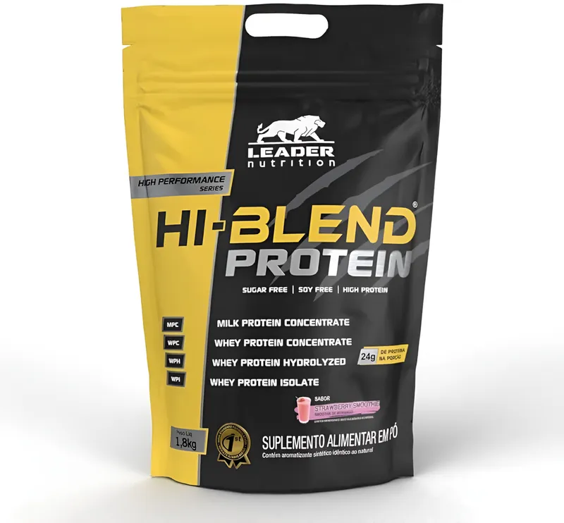 LEADER NUTRITION HI BLEND PROTEIN SORVETE DE BAUNILHA 1,8KG