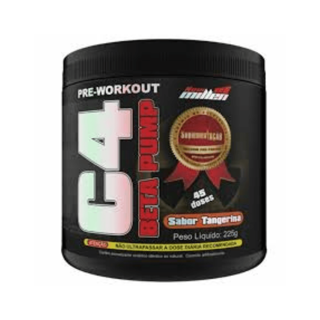 C4 Beta Pump Pré-Workout Tangerina 225g — New Millen — NEW MILLEN
