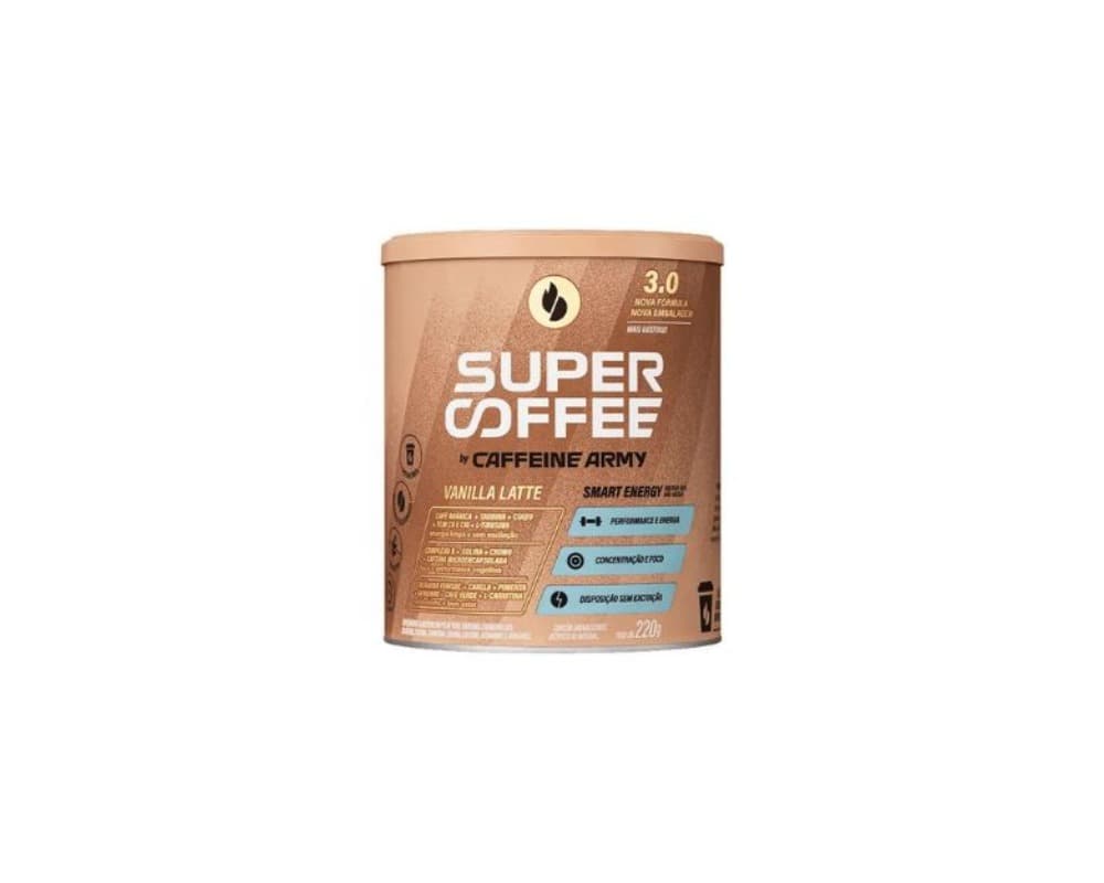 CAFFEINE ARMY SUPERCOFFEE 220G VANILLA LATTE