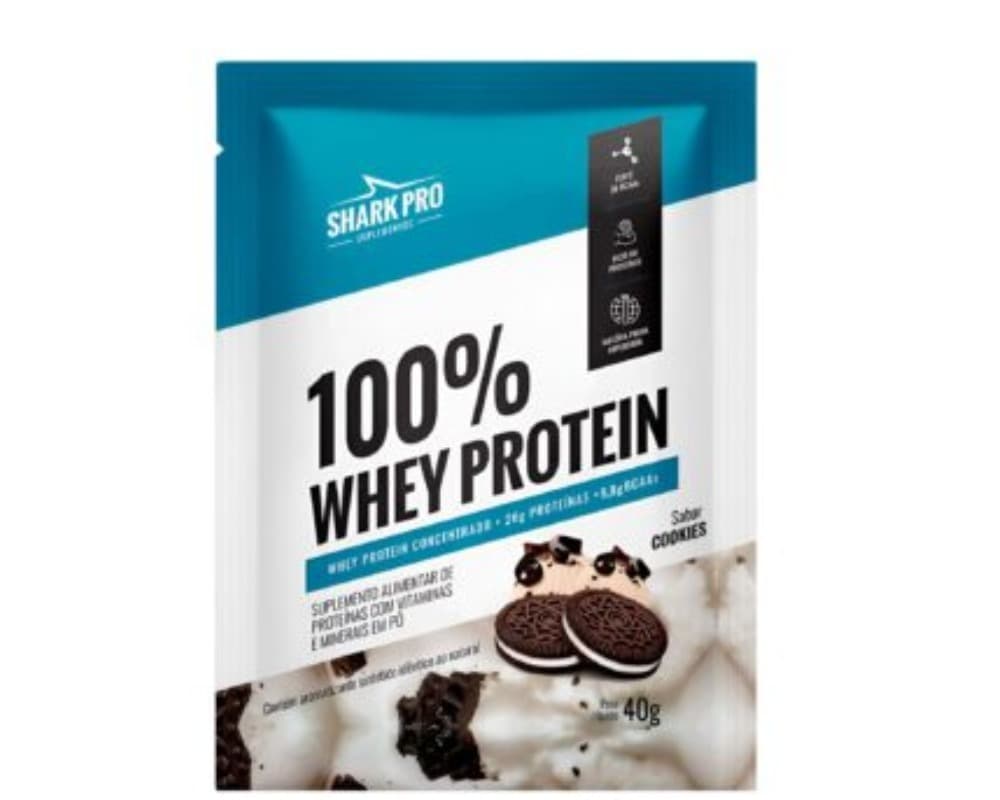 SHARK PRO 100% WHEY PROTEIN COOKIES SACHE 40G