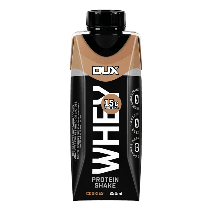 WHEY PROTEIN SHAKE 250ML COOKIES — DUX — DUX