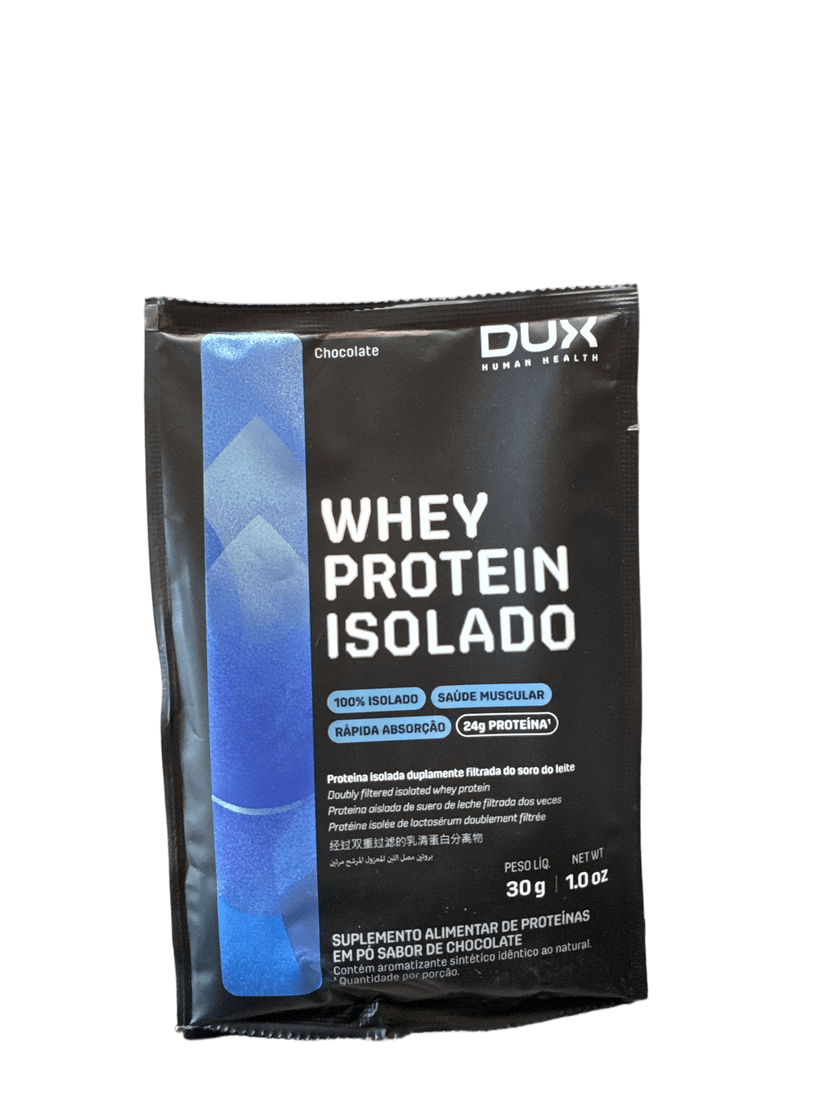 SACHÊ WHEY PROTEIN ISOLADO CHOCOLATE 30G — DUX — DUX — vista alternativa