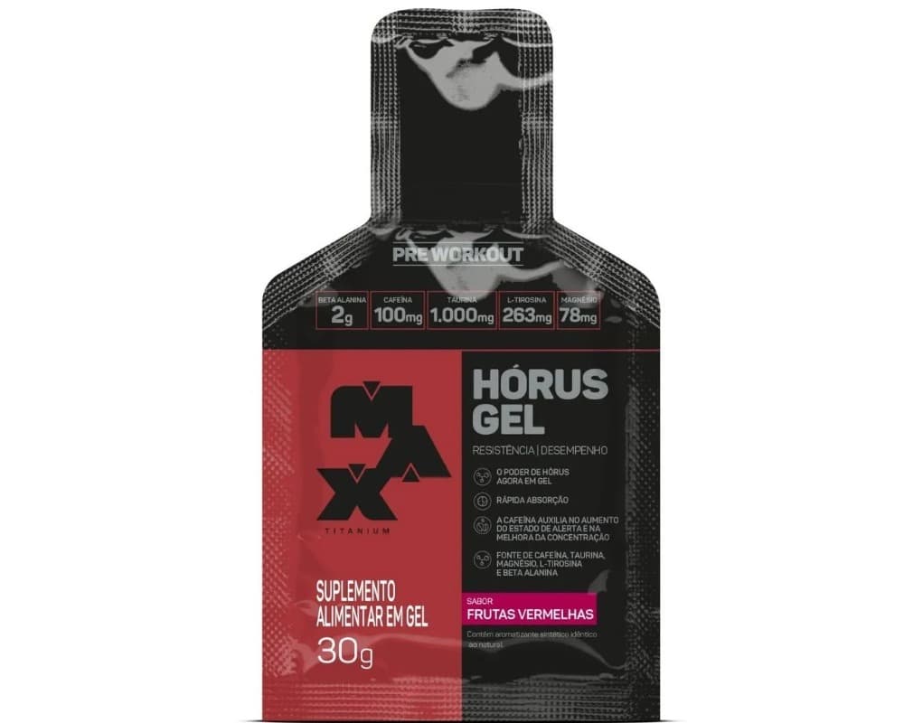 Horus Gel 30g Frutas Vermelhas — Max Titanium — MAX TITANIUM