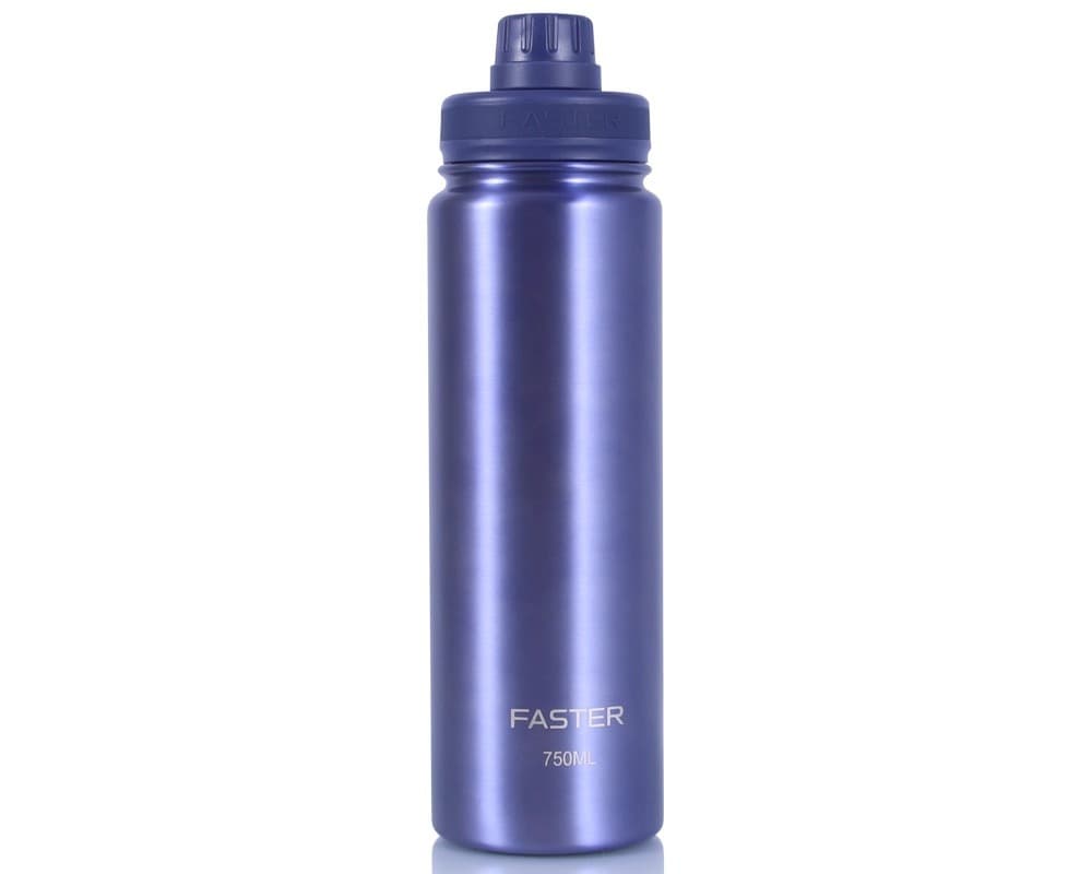 GARRAFA TÉRMICA 750ML FASTER LUMINOUS BLUE