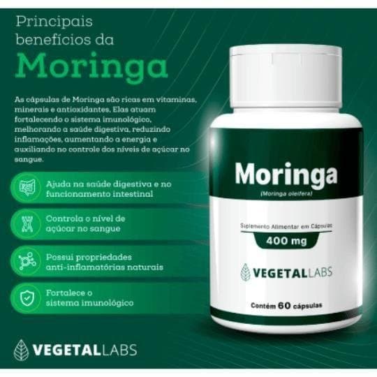 UNIAO VEGETAL MORINGA 60 CAPS  — UNIAO VEGETAL