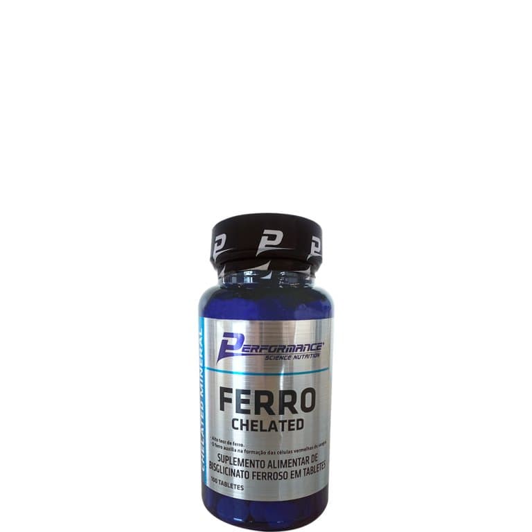 PERFORMANCE FERRO QUELADO 100 TABLETES — PERFORMANCE SCIENCE NUTRITION