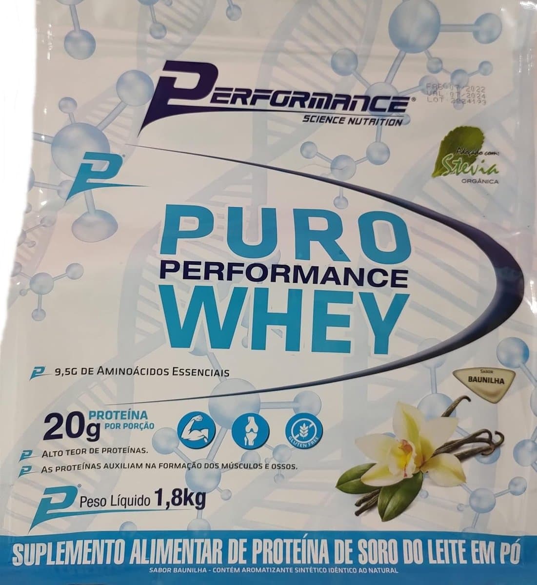 PERFORMANCE PURO WHEY BAUNILHA 909G — PERFORMANCE SCIENCE NUTRITION