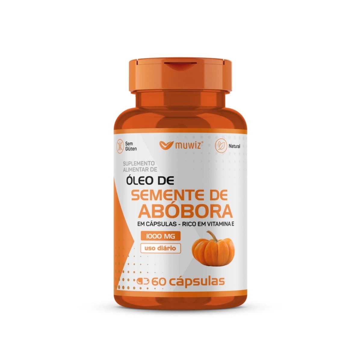 MUWIZ OLEO DE SEMENTE DE ABOBORA 1000 MG 60 CAPS