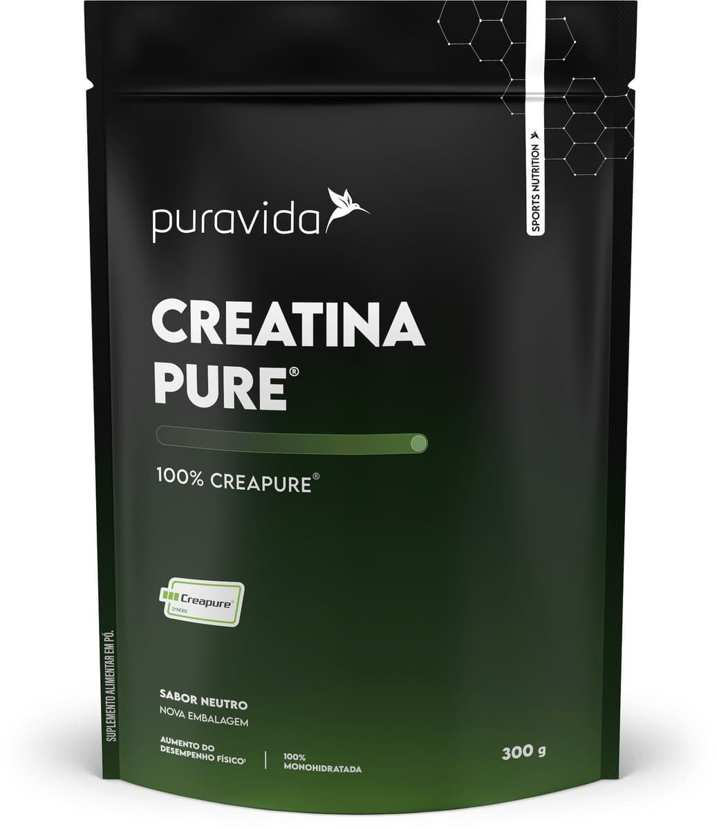PURA VIDA CREATINA 100% MONOHIDRATADA NEUTRO 300G