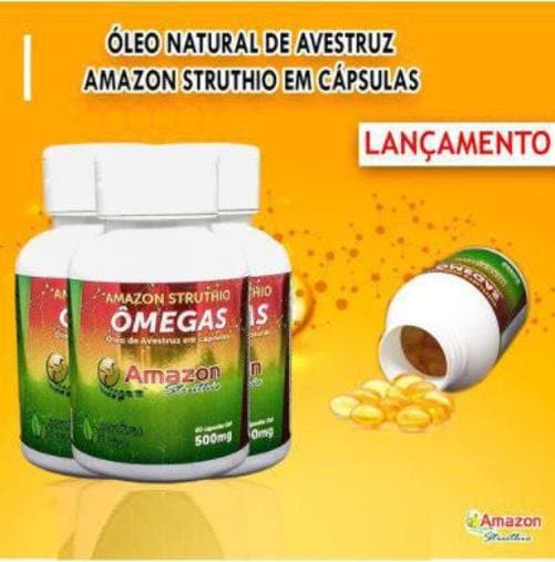 AMAZON OLEO DE AVESTRUZ 1000MG 60 CAPS