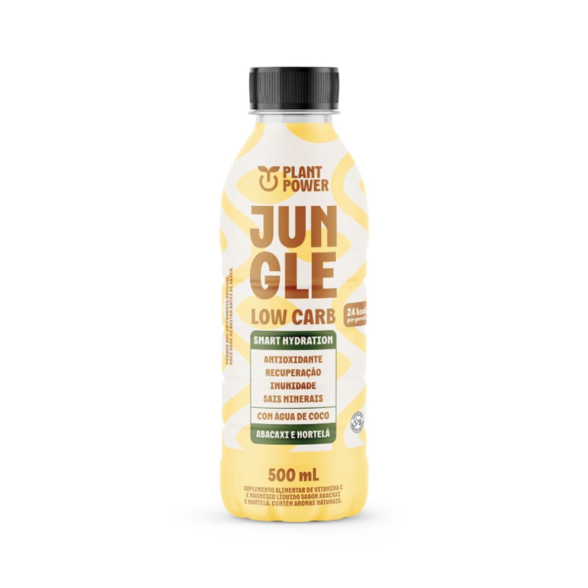 PLANT POWER JUNGLE LOW CARB ABACAXI E HORTELA 500ML — PLANT POWER