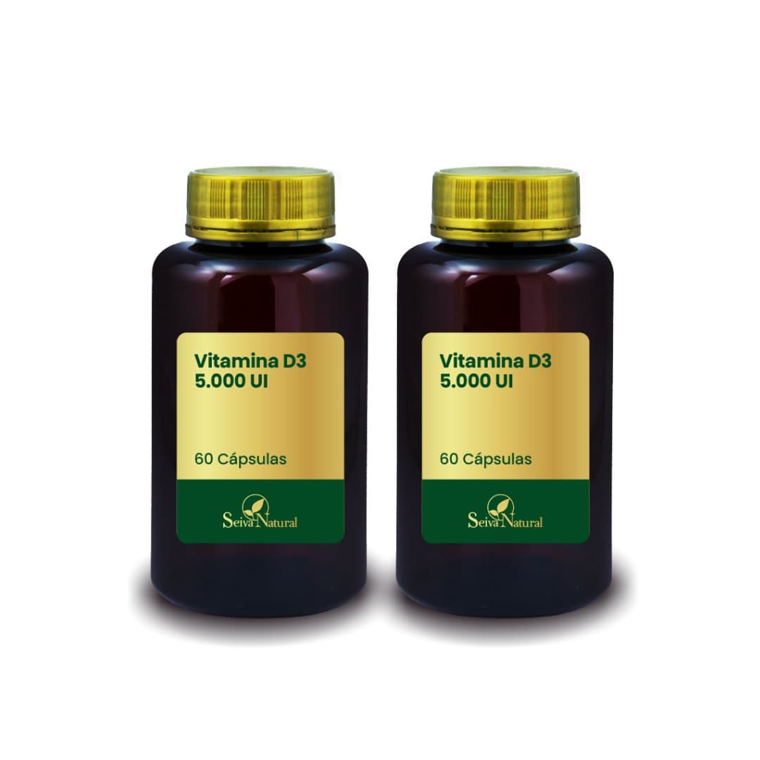 VEGETAL LABS VITAMINA D3 5000UI 60 CAPS — VEGETAL LABS