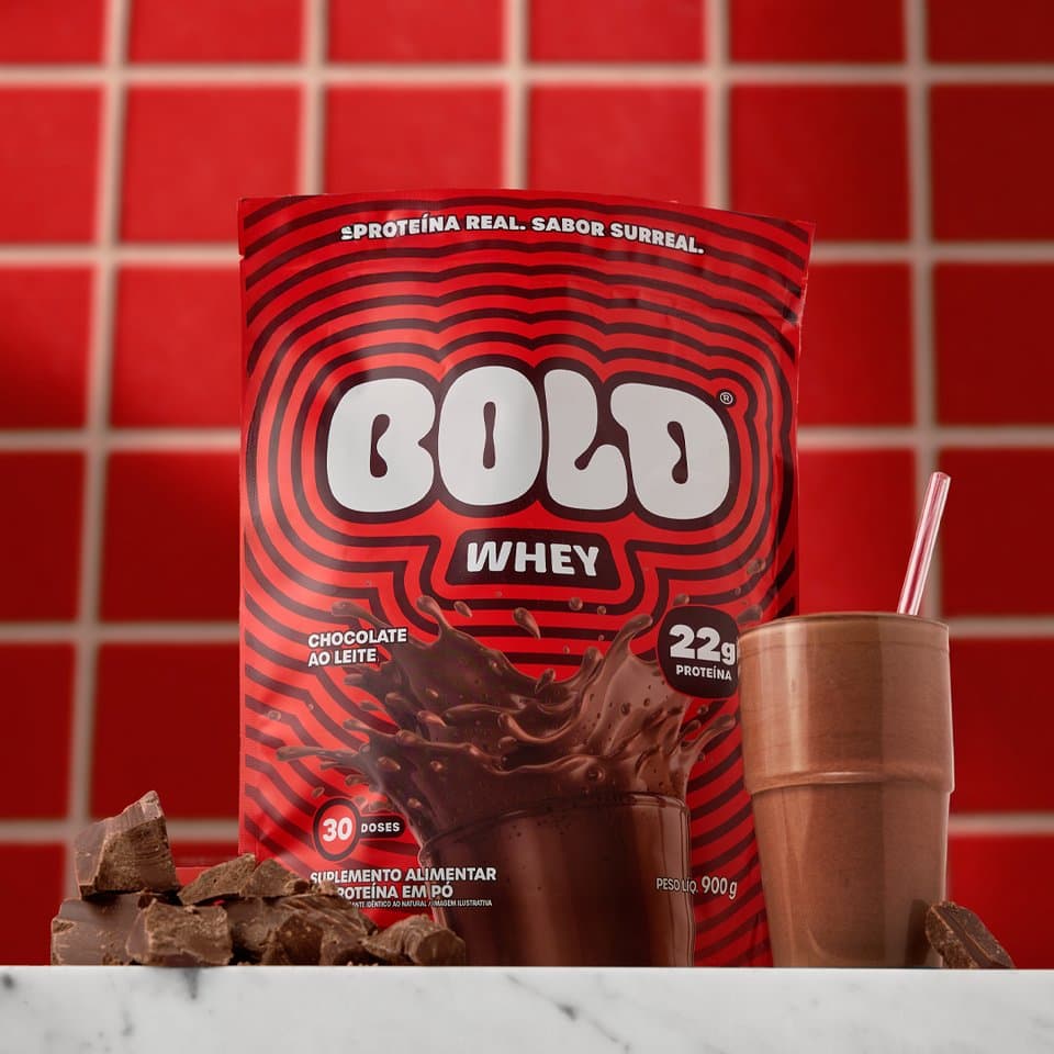BOLD WHEY CHOCOLATE AO LEITE REFIL  900G  — BOLD