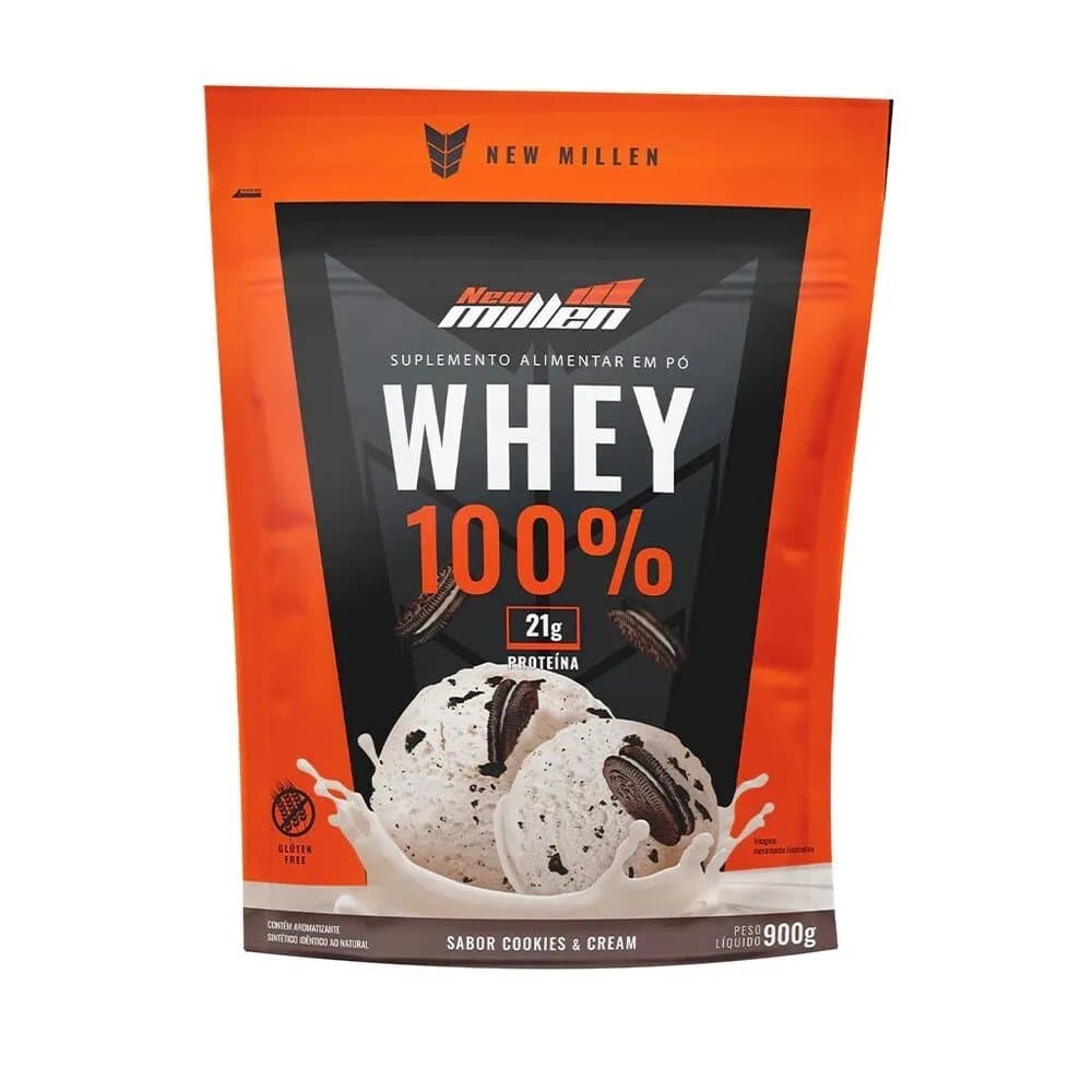 Whey 100% Cookies Refil 900g — New Millen — NEW MILLEN