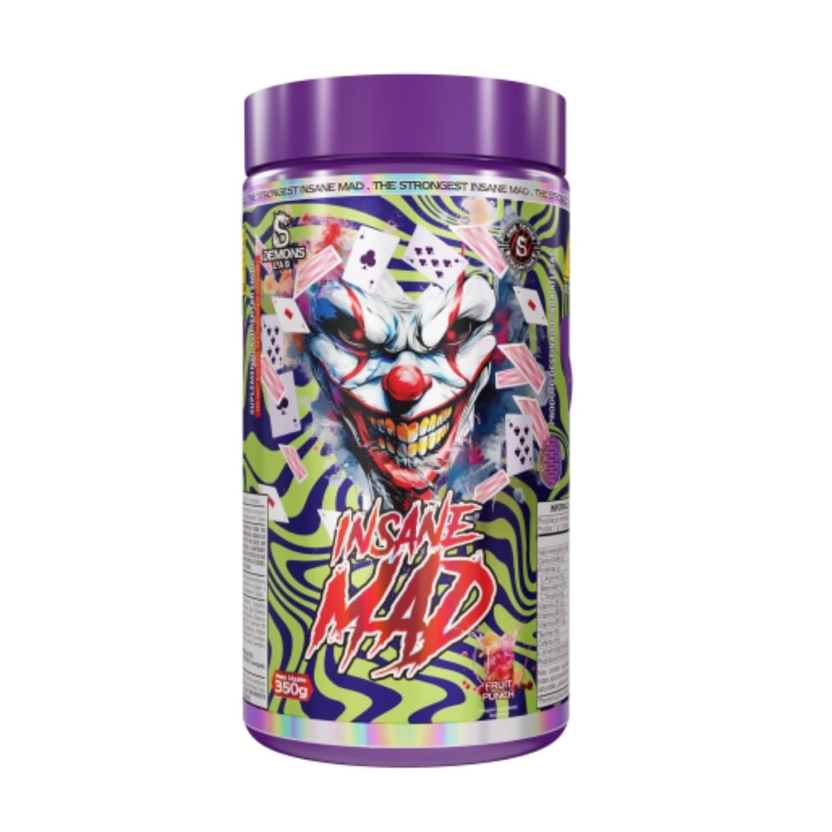 DEMONS LAB INSANE PSICOPATH FRUIT PUNCH 350G  — DEMONS LAB