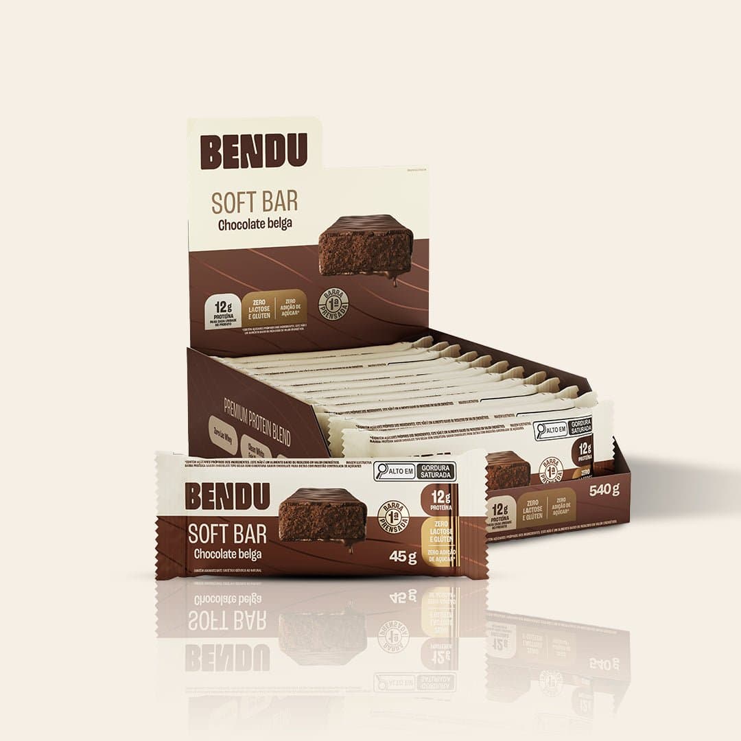 BENDU SOFT BAR CHOCOLATE BELGA 50G — BENDU