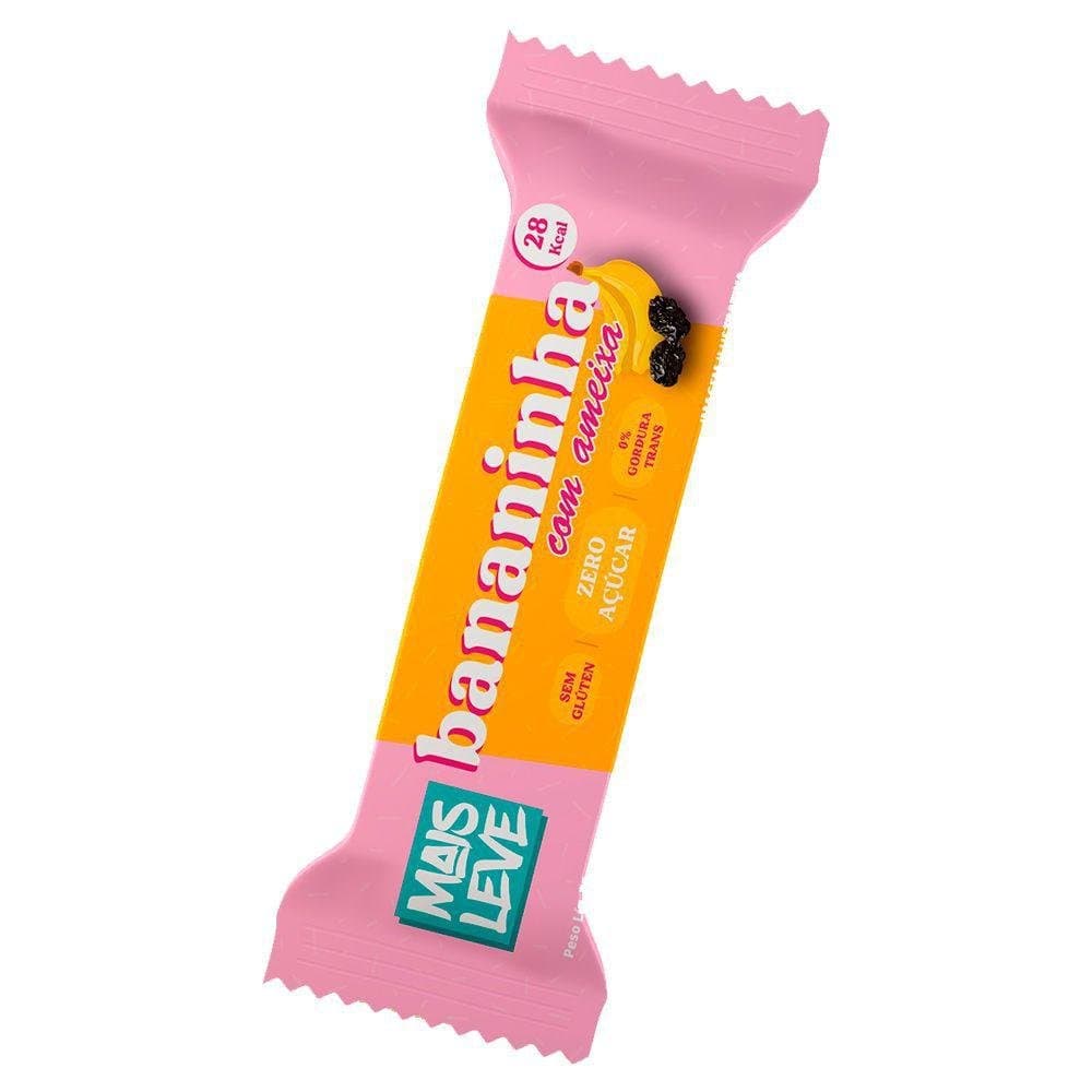 MAIS LEVE BANANINHA COM UVA PASSA 30G — MAIS LEVE