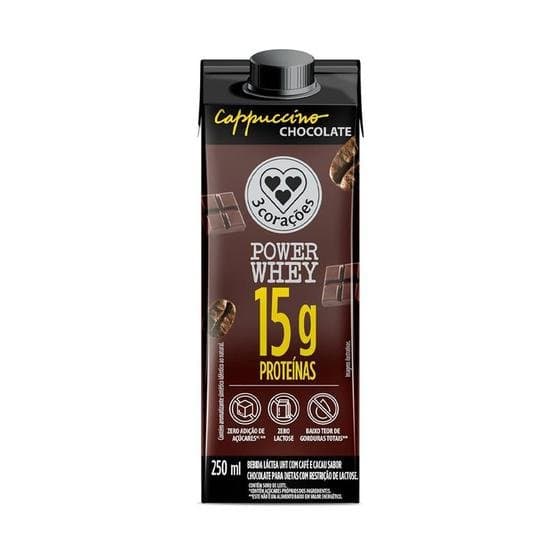 3CORACOES CAPPUCCINO POWER CHOCOLATE 250ML — 3CORAÇÕES