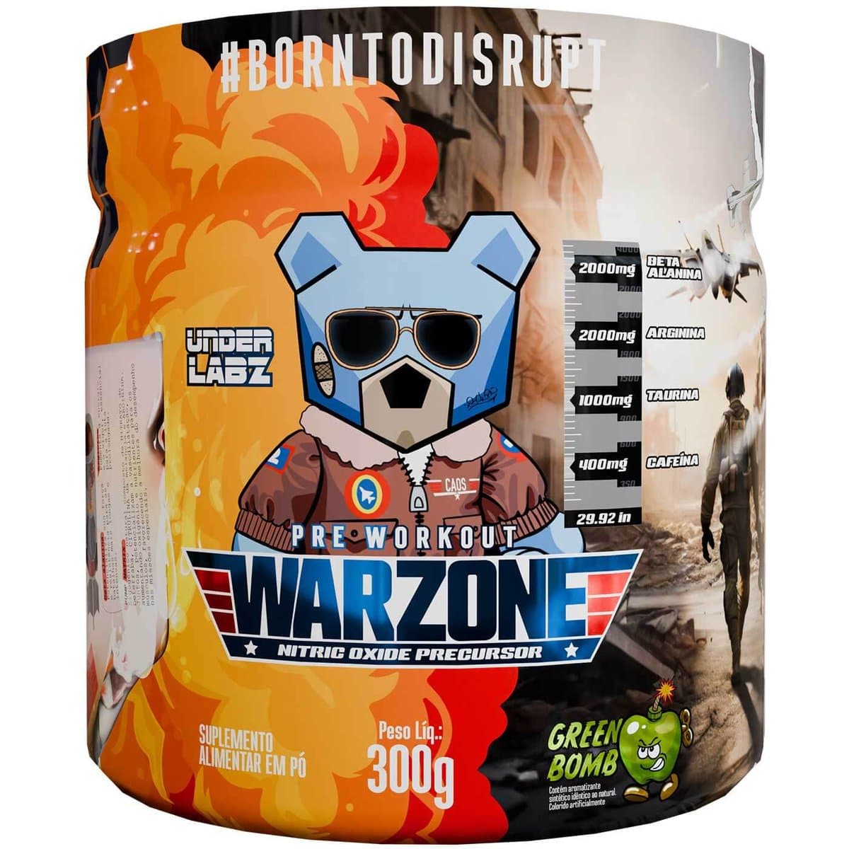 Warzone Green Bomb 10g — Under Labz — UNDER