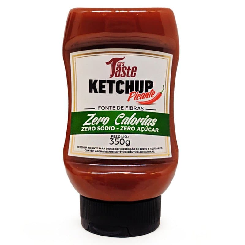 MRS TASTE KETCHUP PICANTE ZERO 350G — MRS TASTE